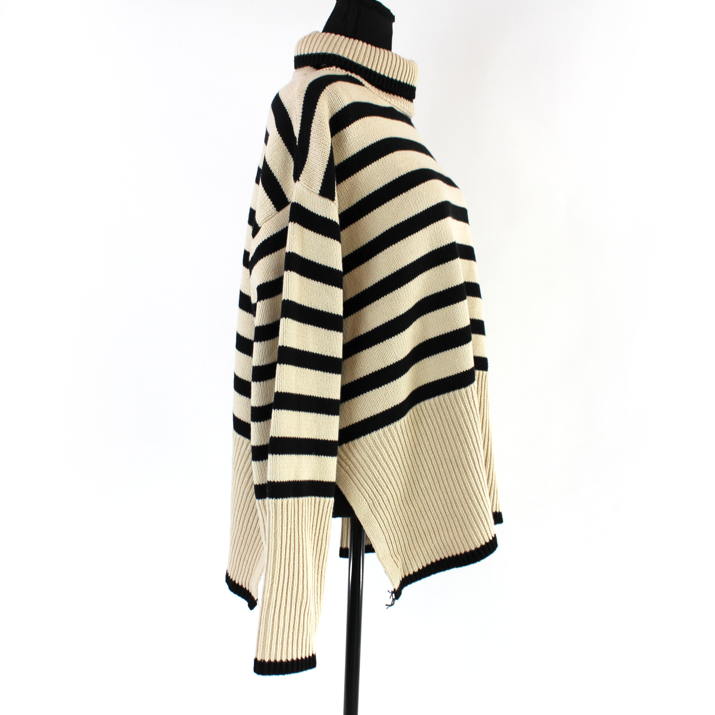TOTEME Stripe Turtleneck Sweater