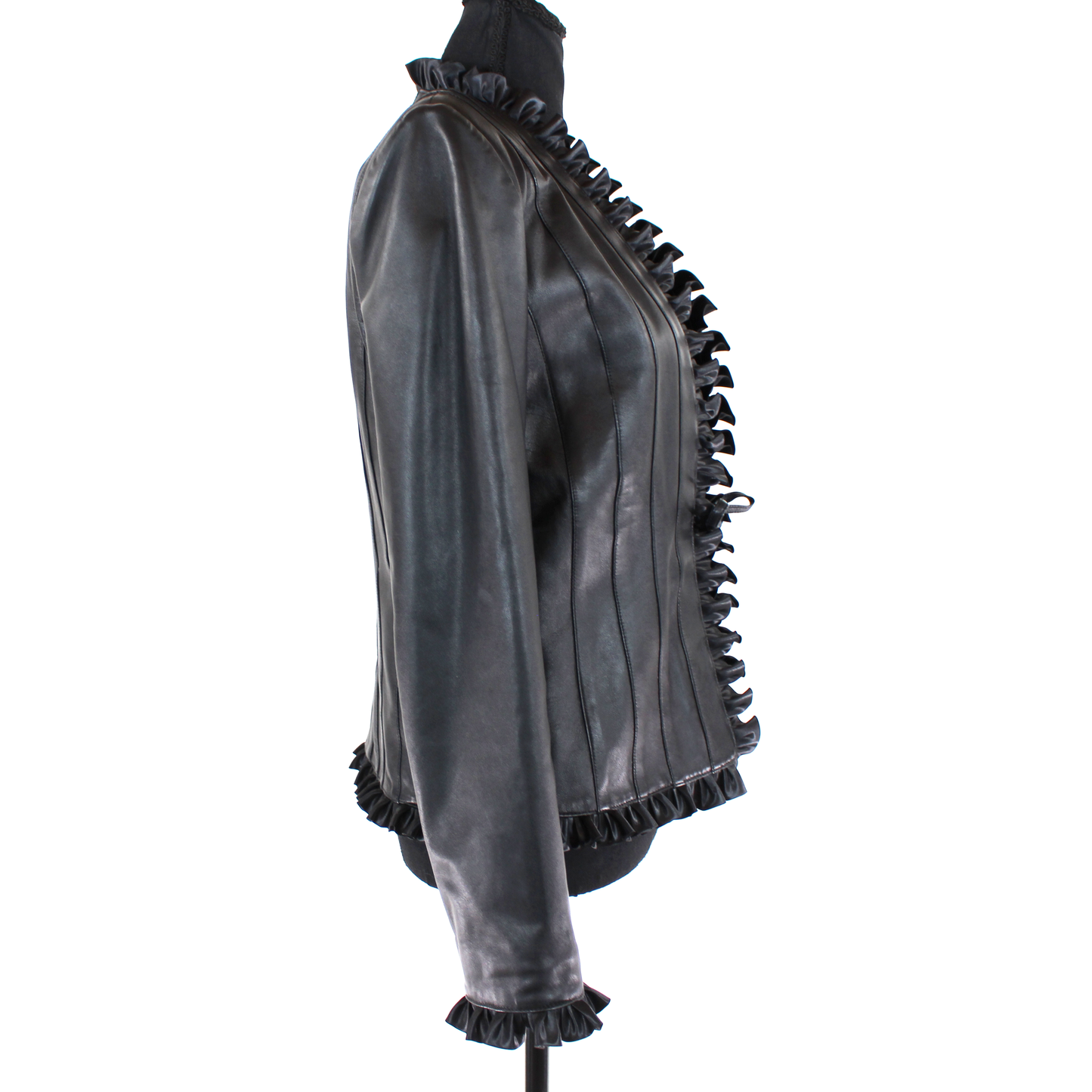 St. John Collection Leather Jacket