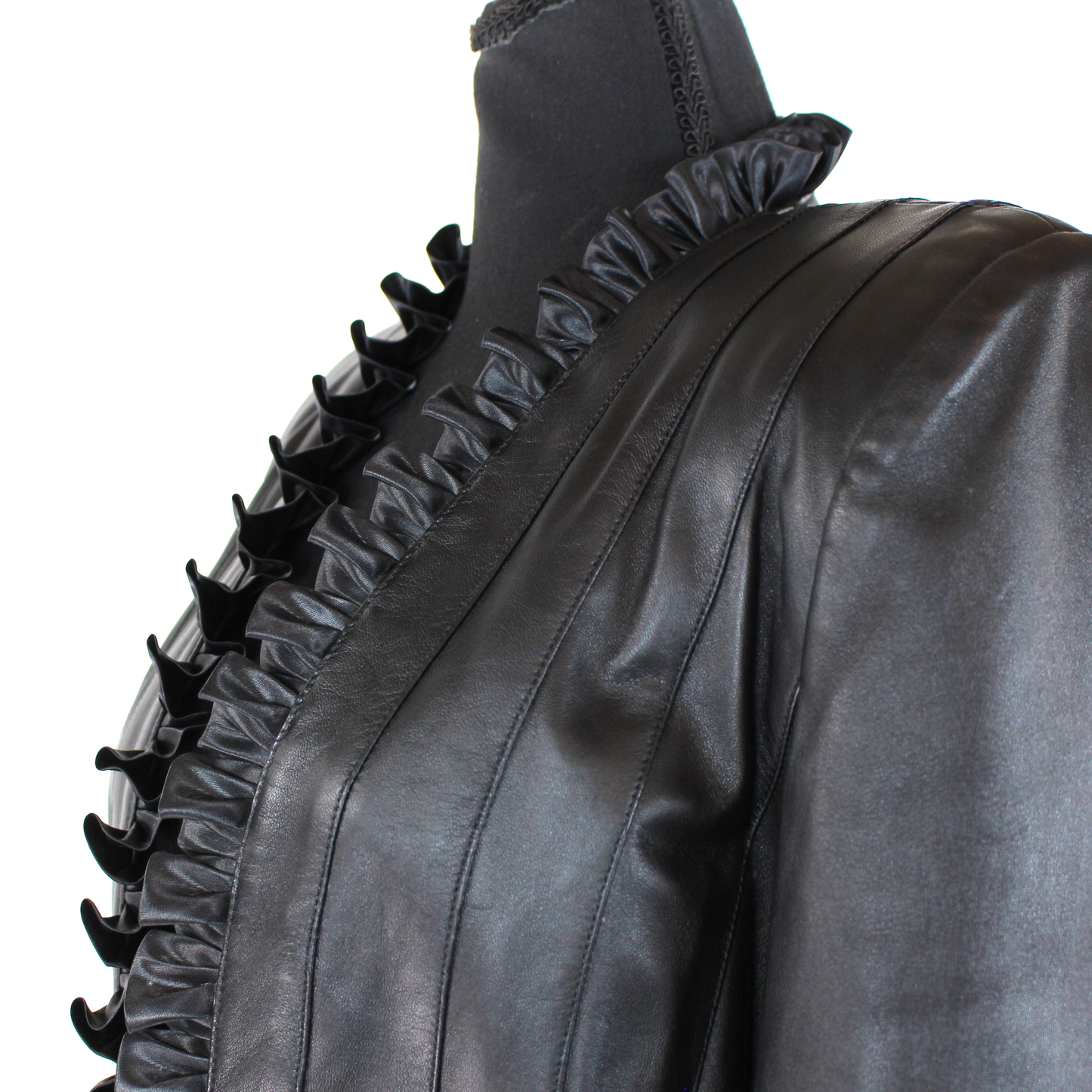 St. John Collection Leather Jacket