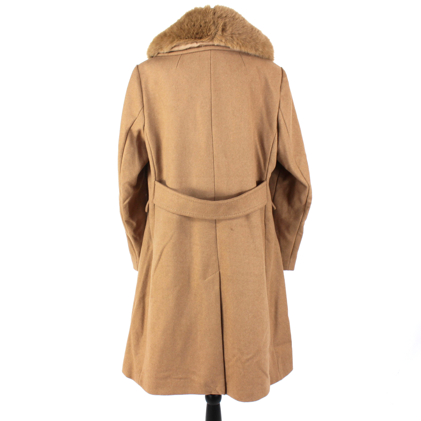 Kate Spade Faux Fur Trim Coat