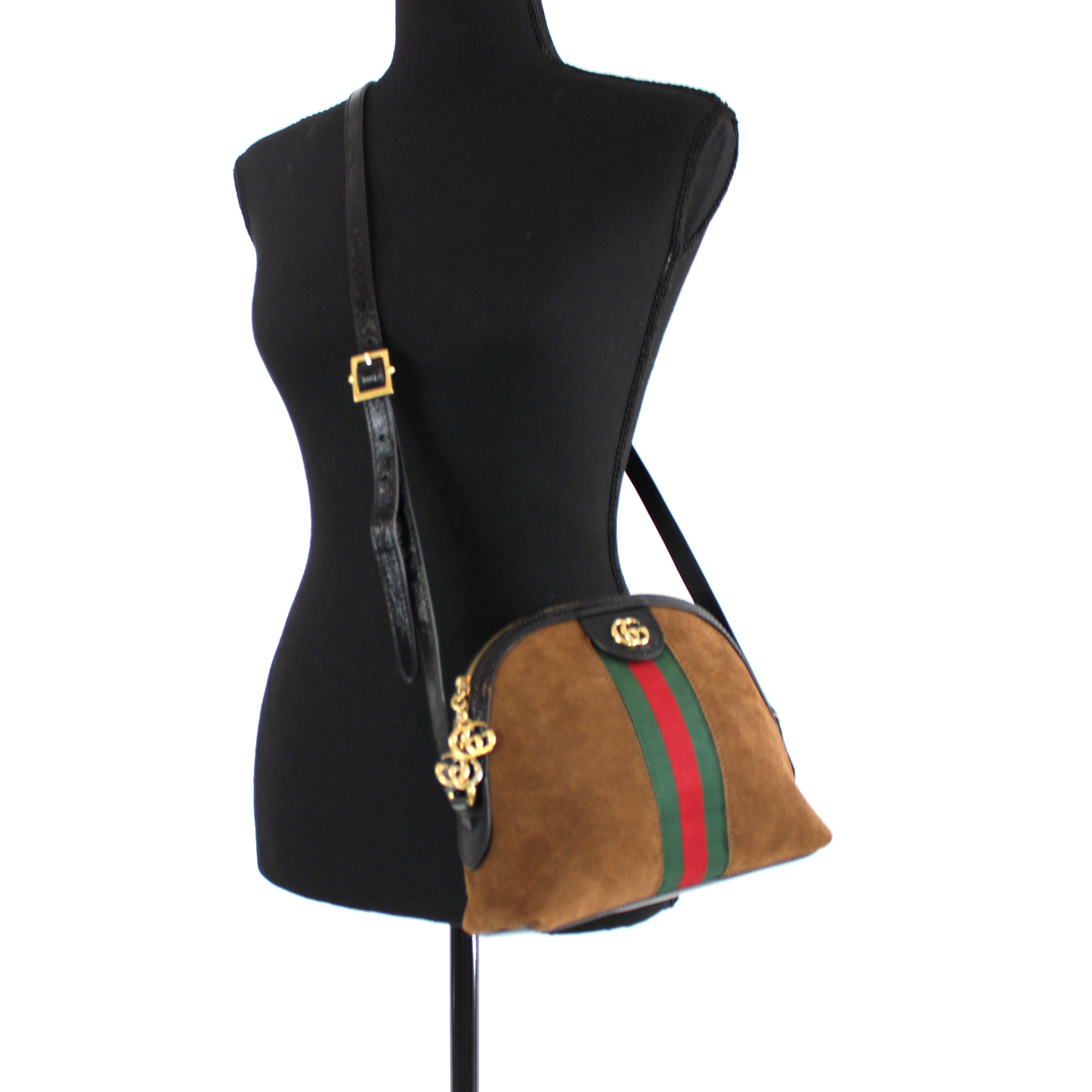 Gucci Ophidia Suede Shoulder Bag