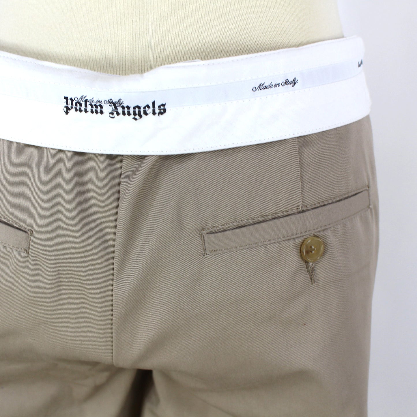 Palm Angels Reversed Waist Chinos