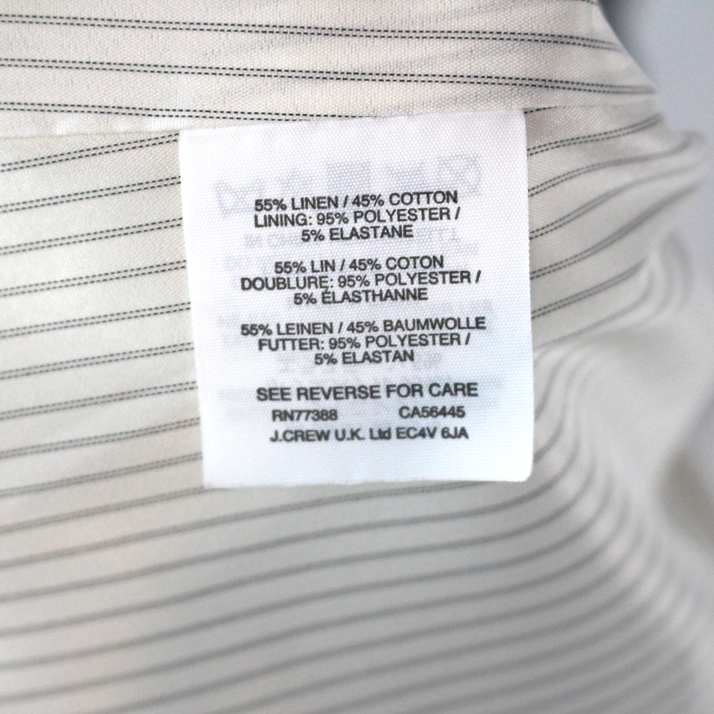 J. Crew Regent Linen Blazer