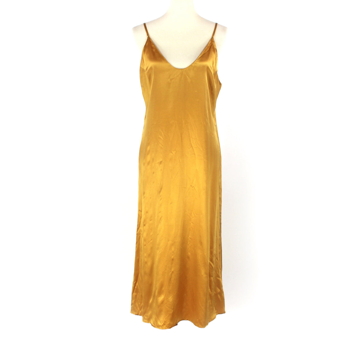 reformation silk slip dress Reformation Stasia Sleeveless Silk Midi Dress