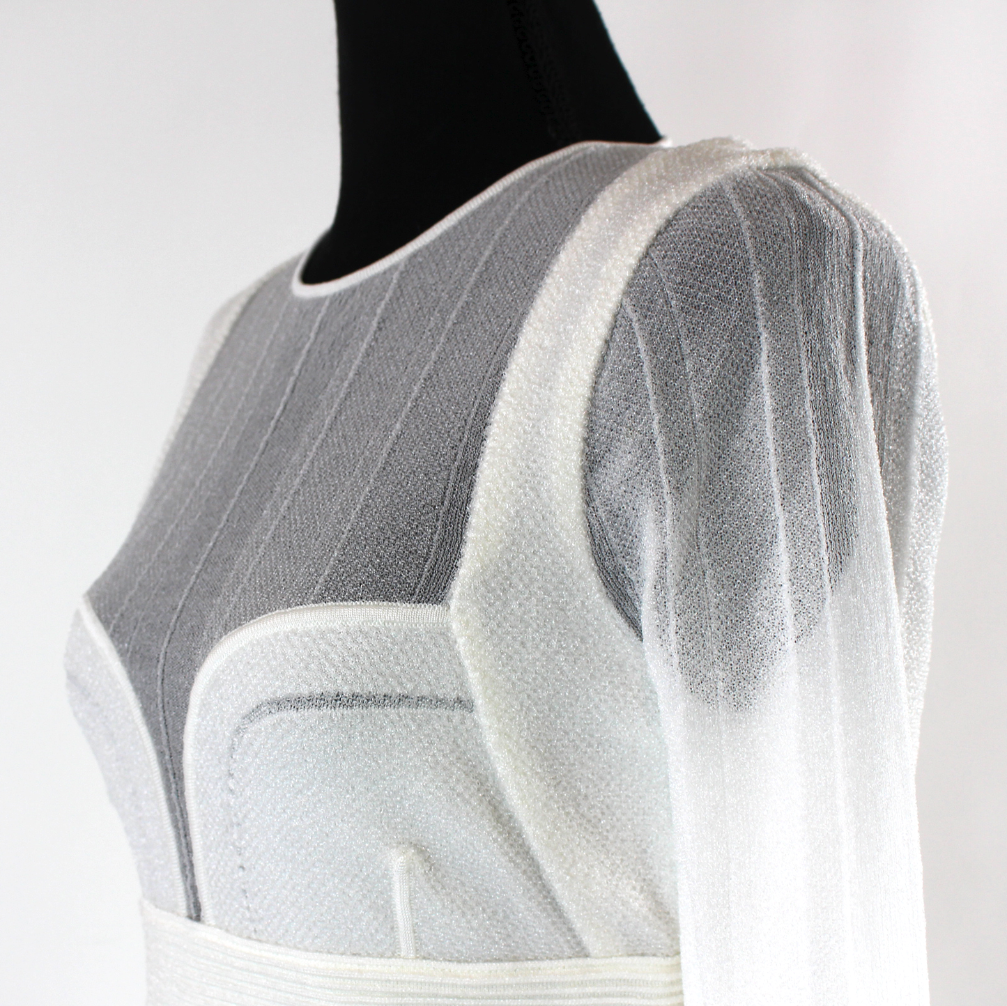 Herve Leger Sheer Bustier Dress