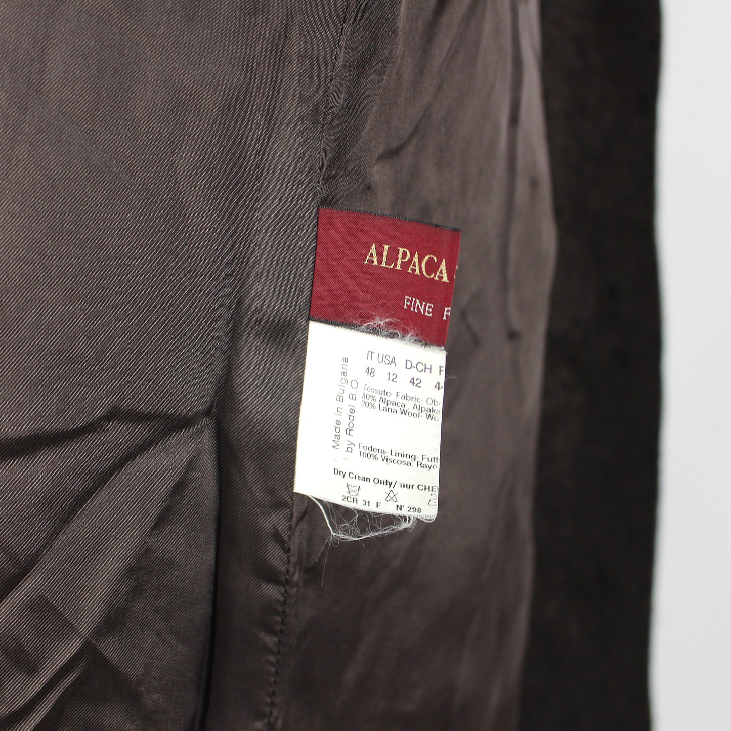 Cinzia Rocca Alpaca Wool Coat