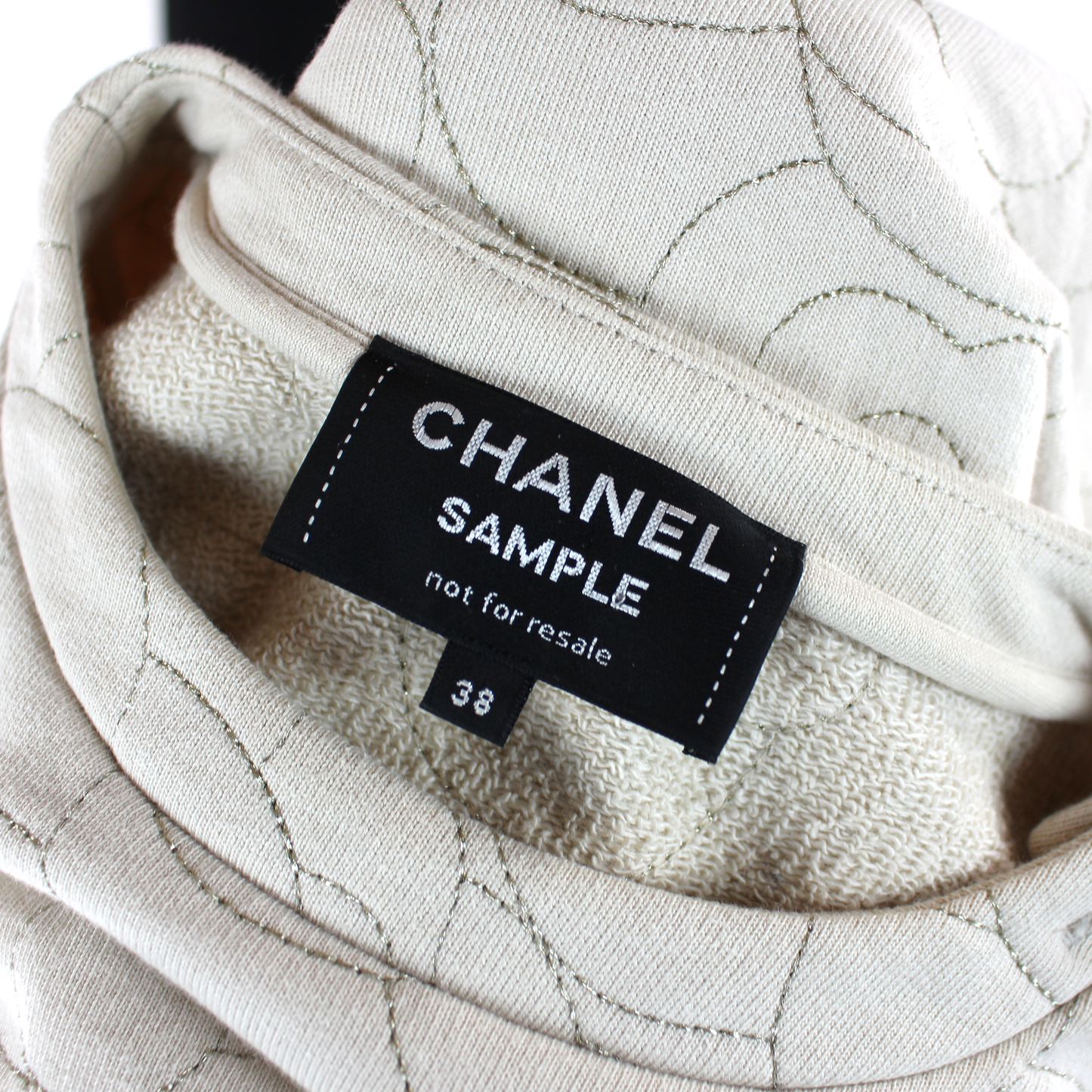 Chanel Camelia Stitched Sweatshirt