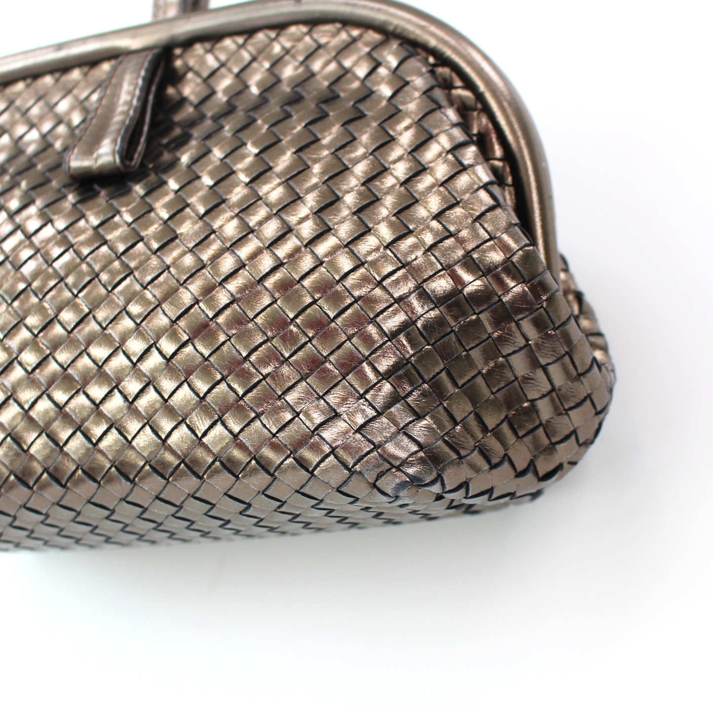 Bottega Veneta Leather Wrist Clutch