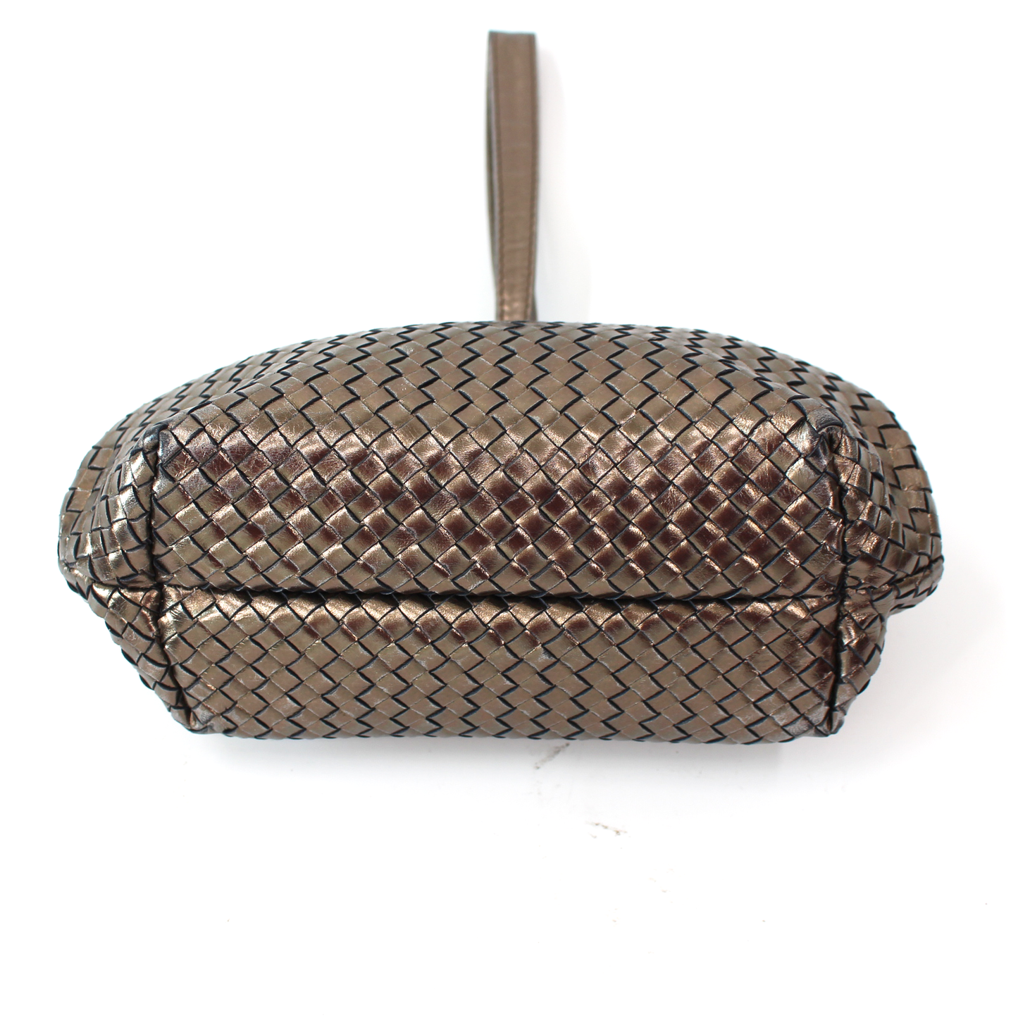 Bottega Veneta Leather Wrist Clutch