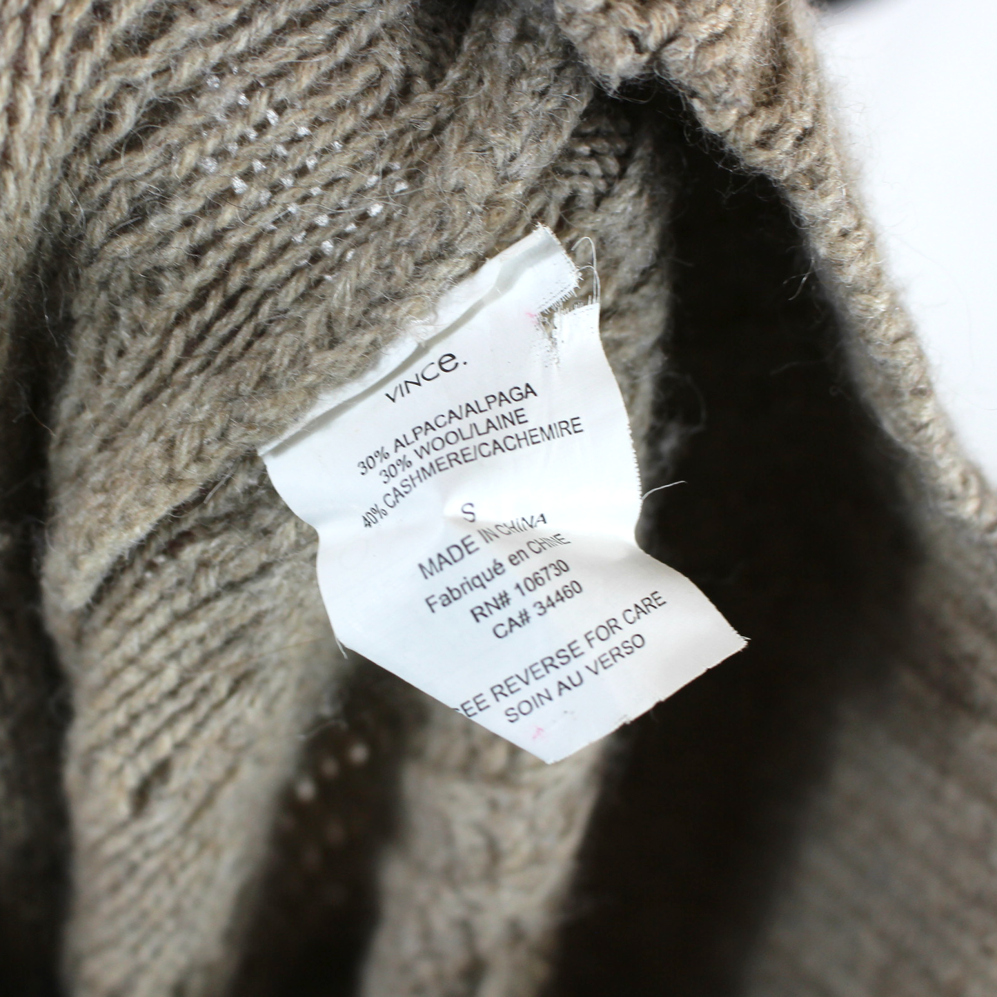 Vince Alpaca Cashmere Sweater