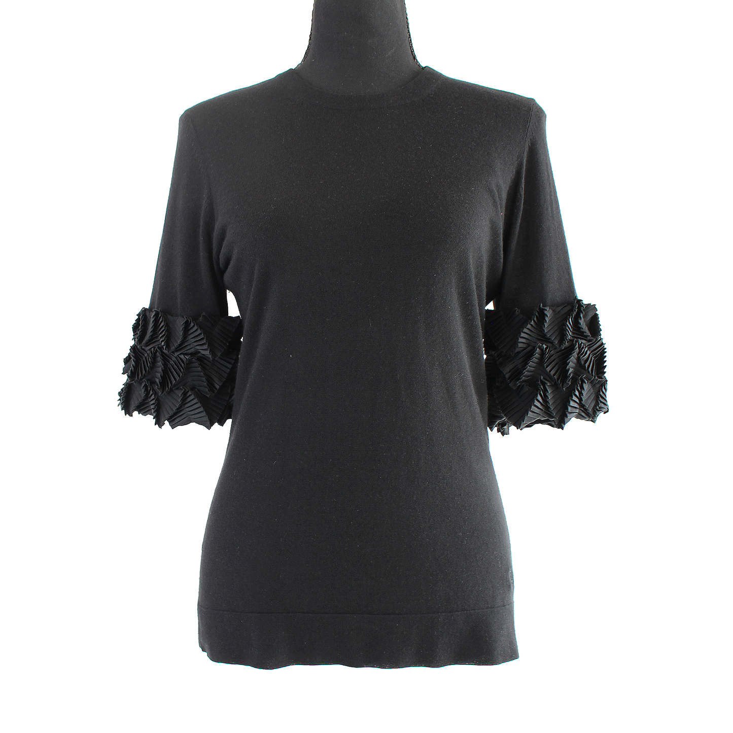 Burberry Ruffle Trim Sweater