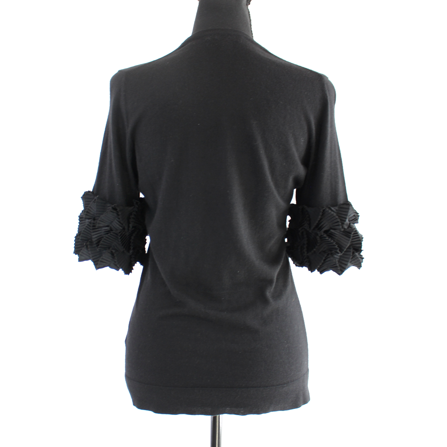 Burberry Ruffle Trim Sweater