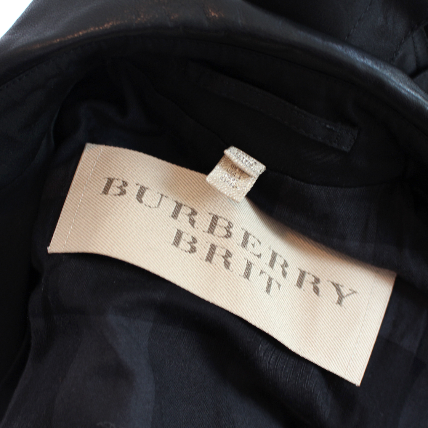Burberry Leather Earsdale Trench Coat