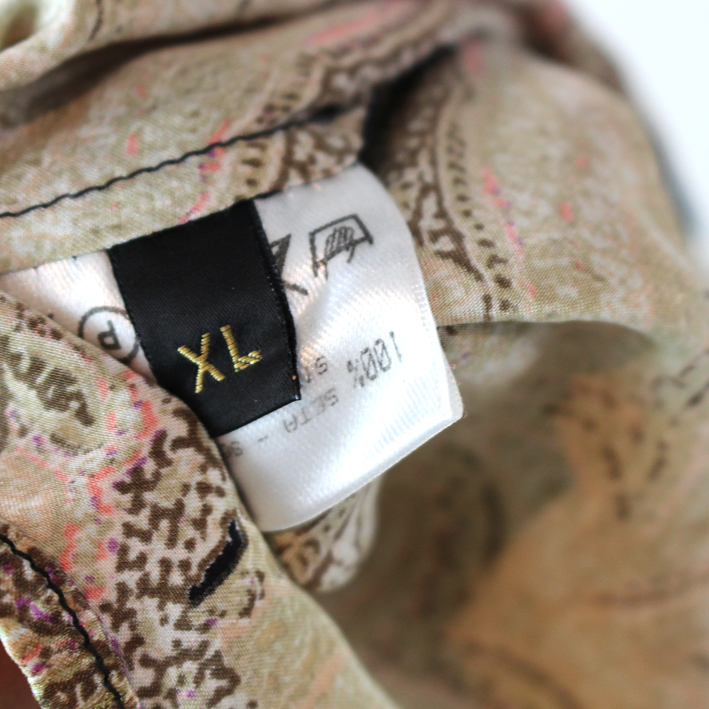 Roberto Cavalli Silk Design Blouse