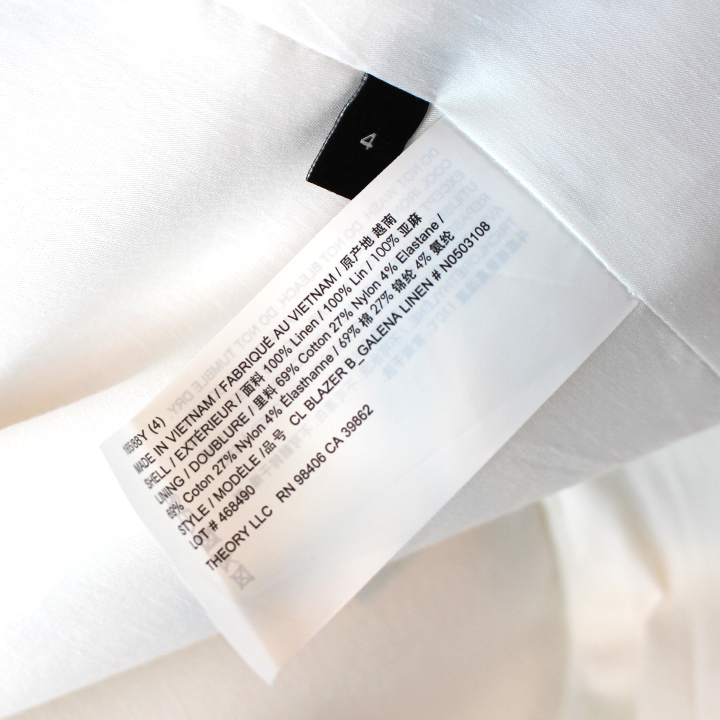 Theory Galena Linen Blazer