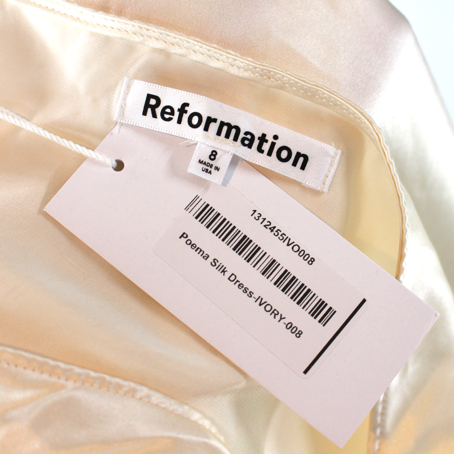 Reformation Poema Silk Maxi Dress