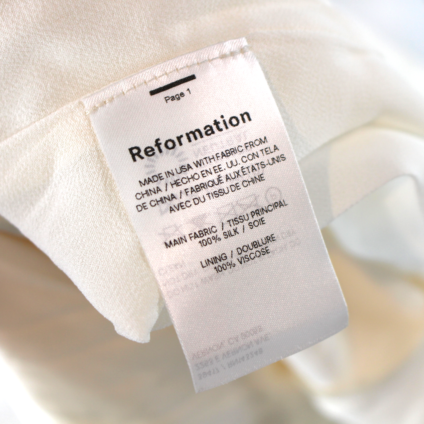 Reformation Poema Silk Maxi Dress