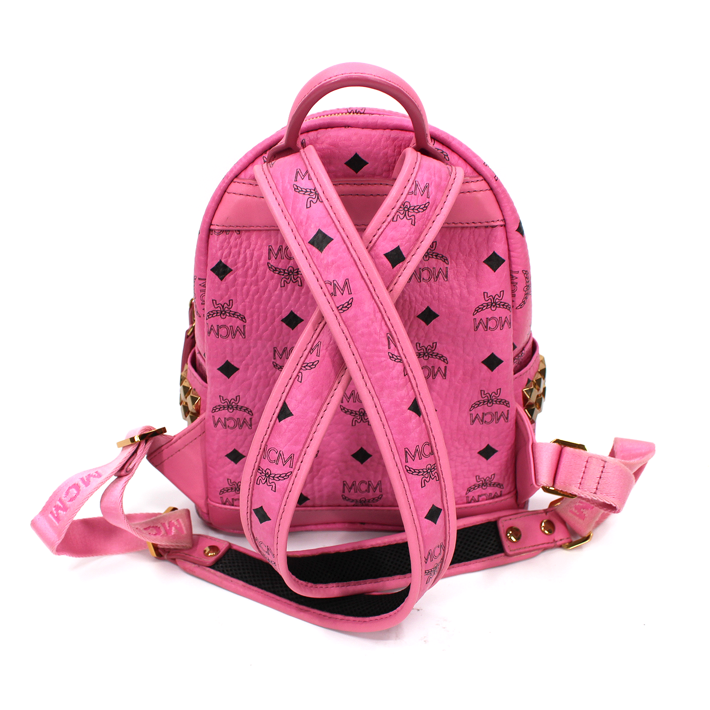 MCM Mini Stark Studded Backpack