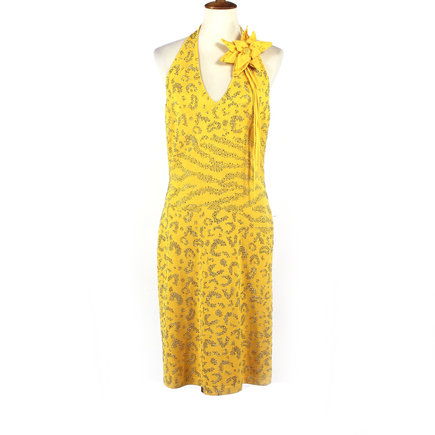 St. John Evening Halter Dress