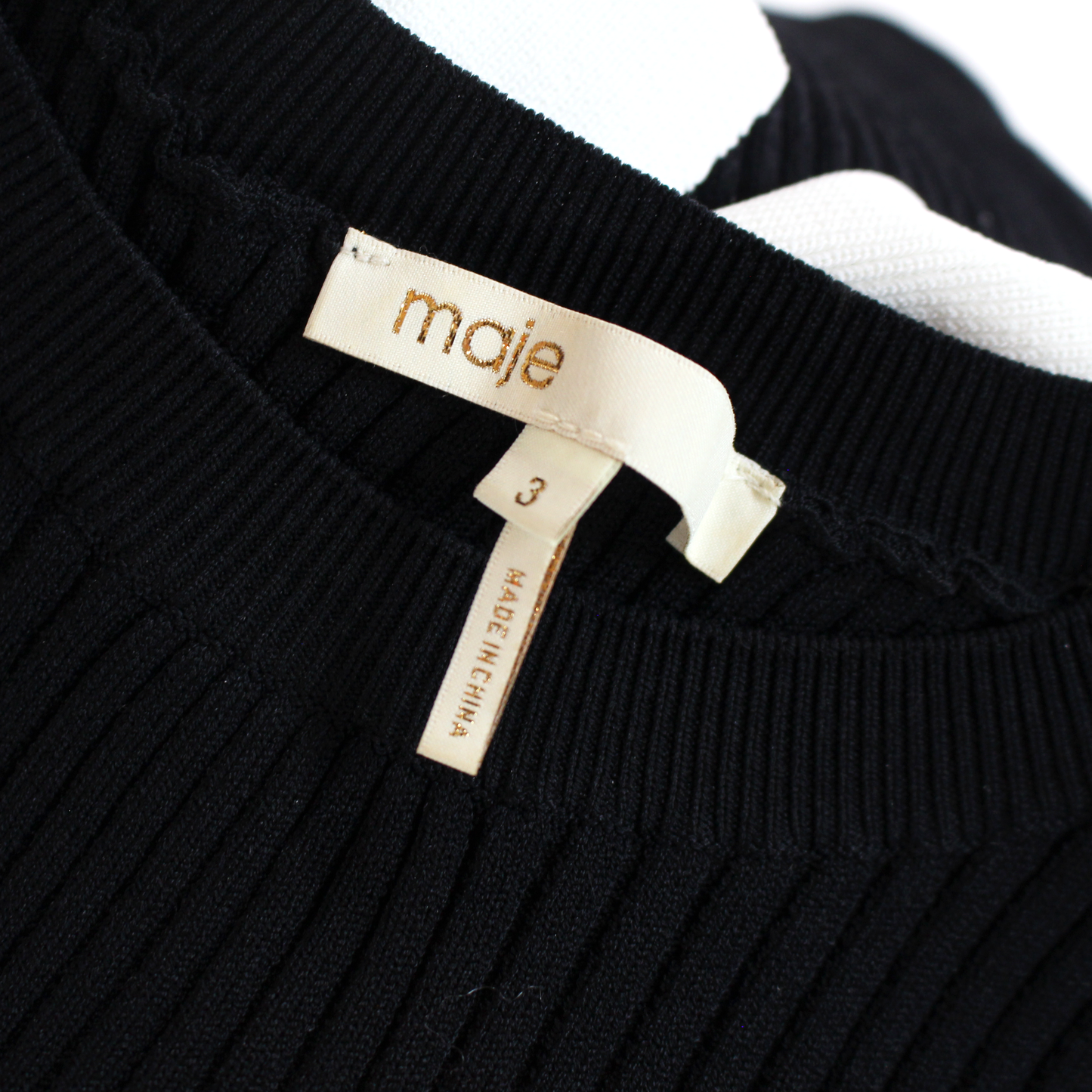 Maje Meely Back Tie Sweater
