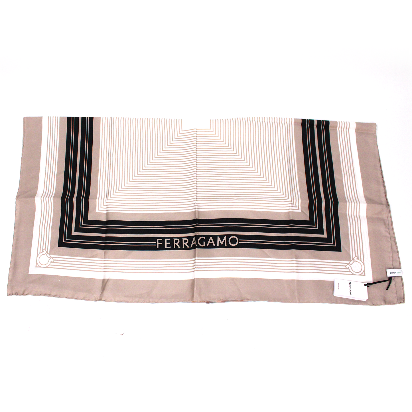 Ferragamo FO Focus Silk Scarf
