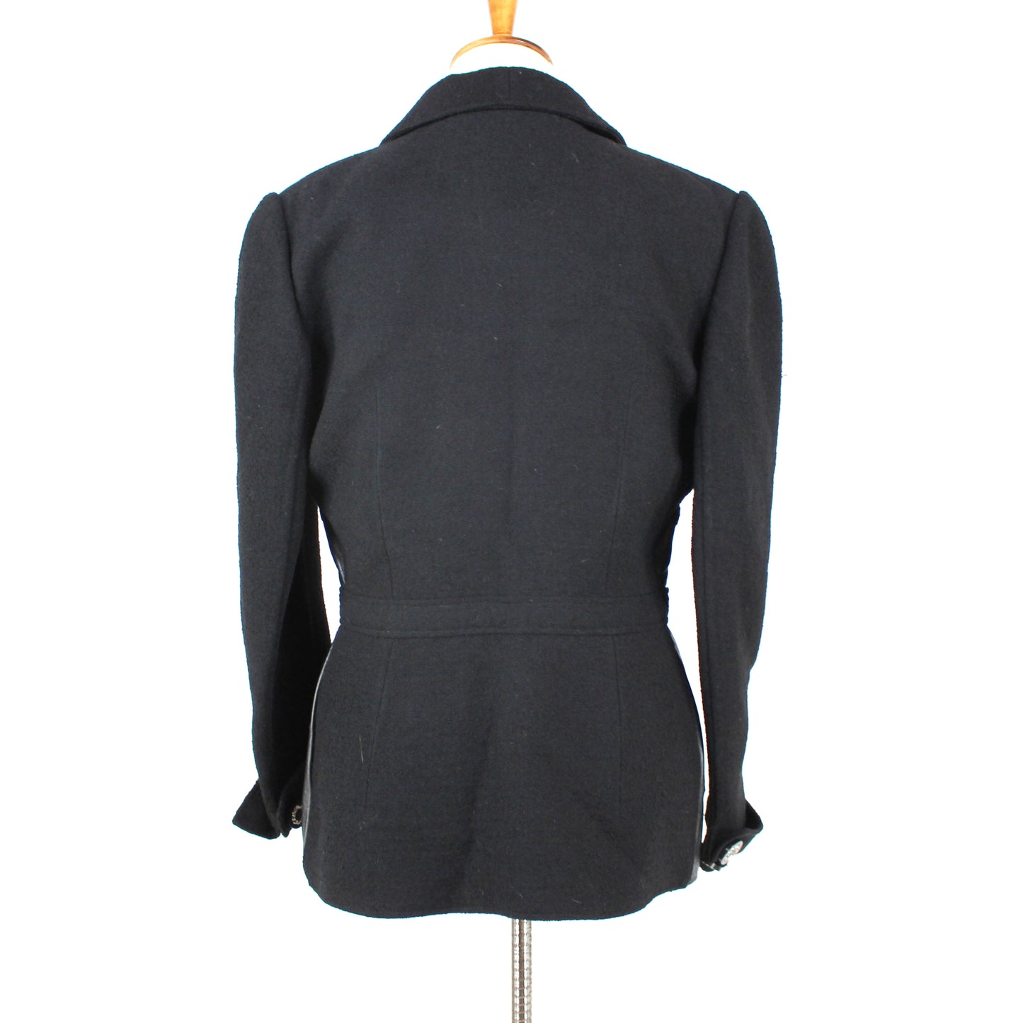 Valentino Leather Wool Star Jacket