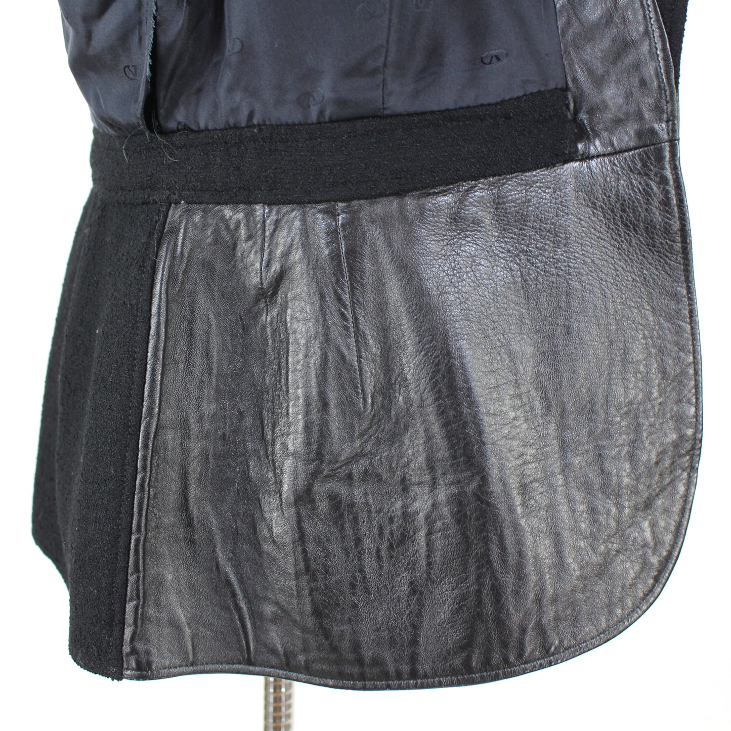 Valentino Leather Wool Star Jacket