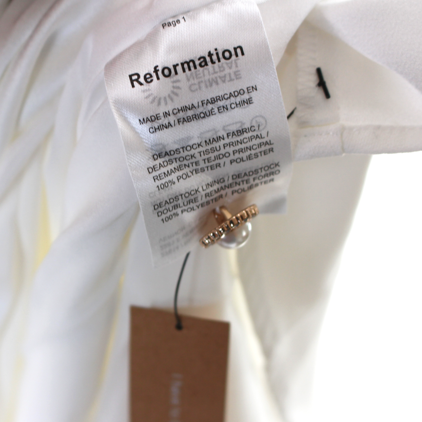 Reformation Serres Two Piece Dress