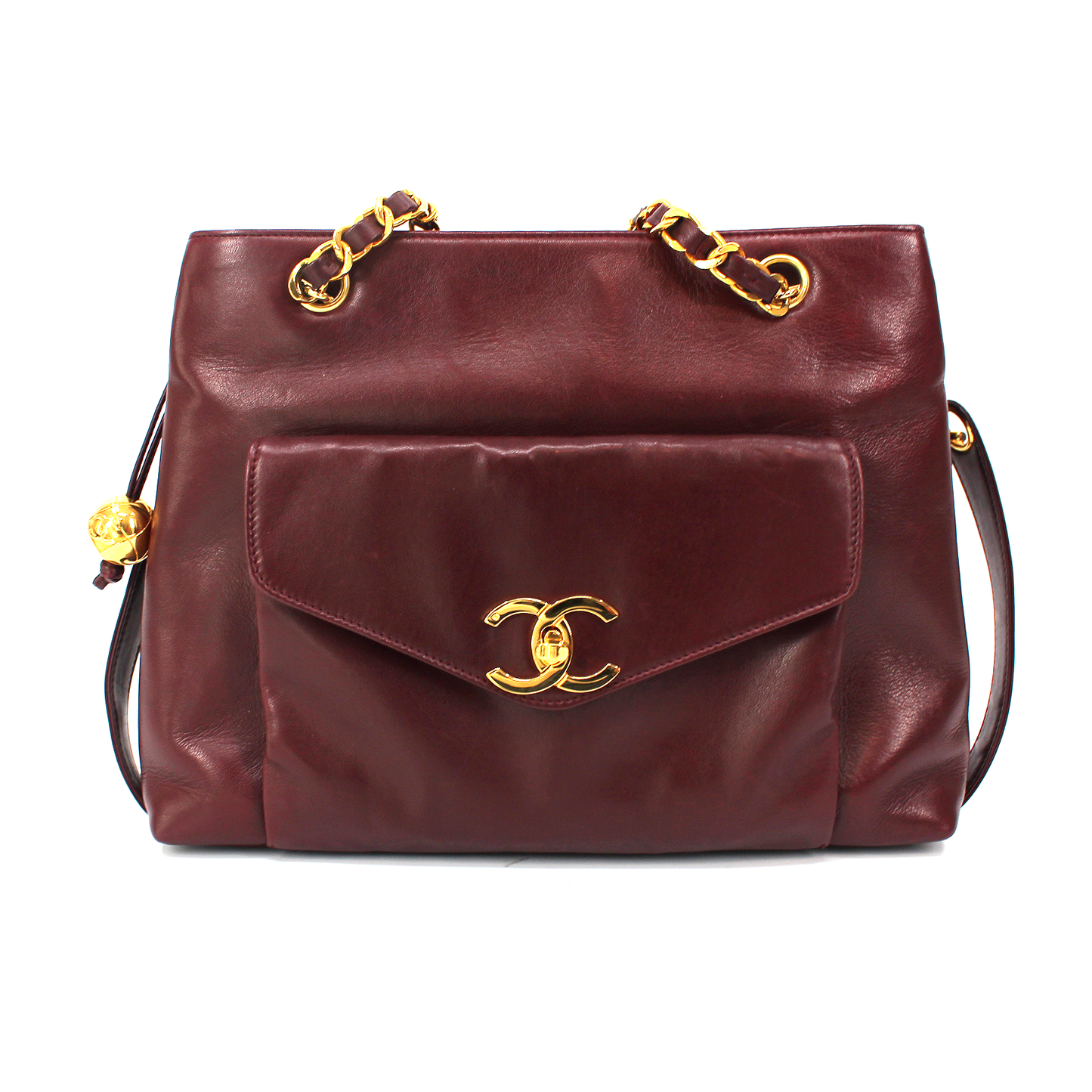 Chanel Vintage Tote Shoulder Bag