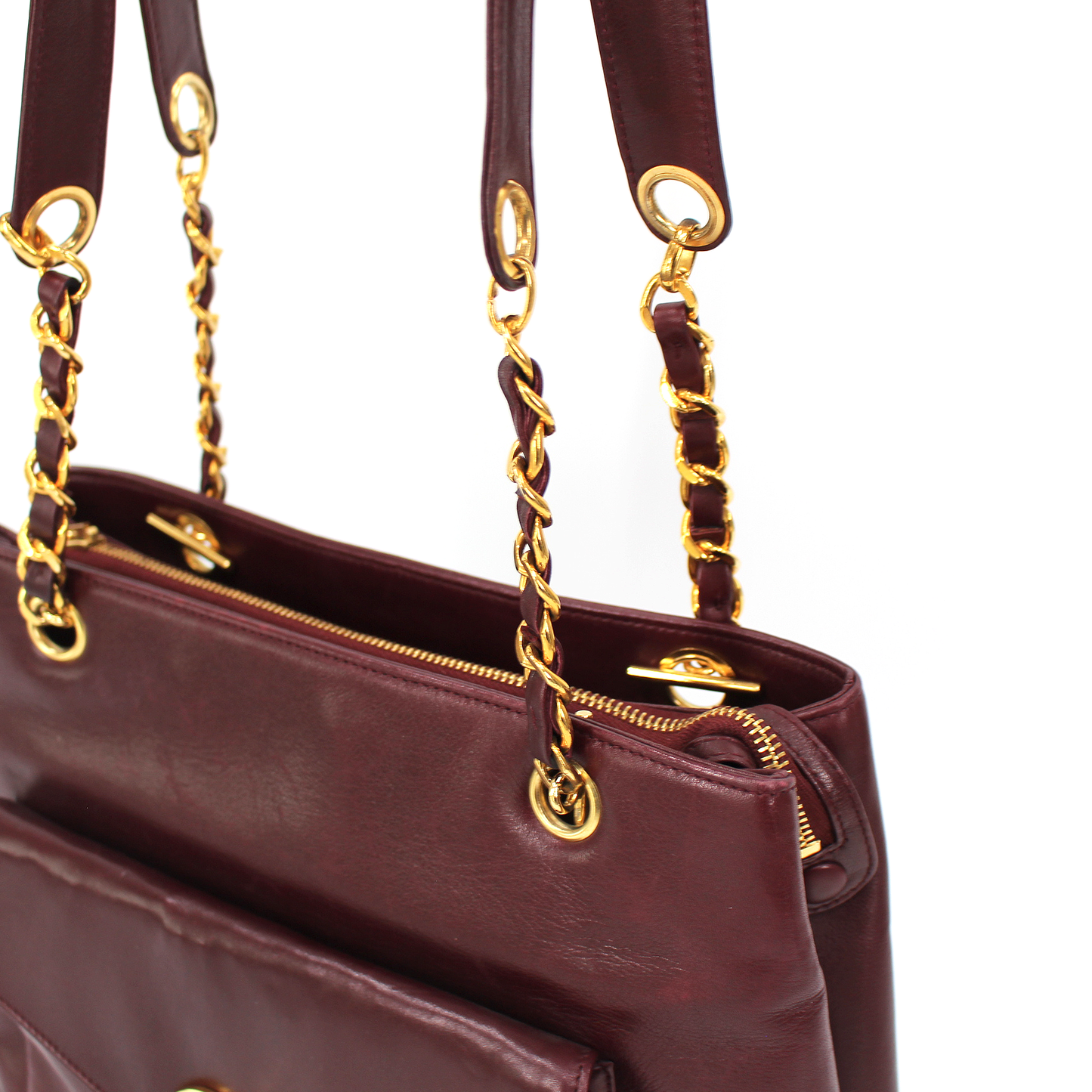 Chanel Vintage Tote Shoulder Bag