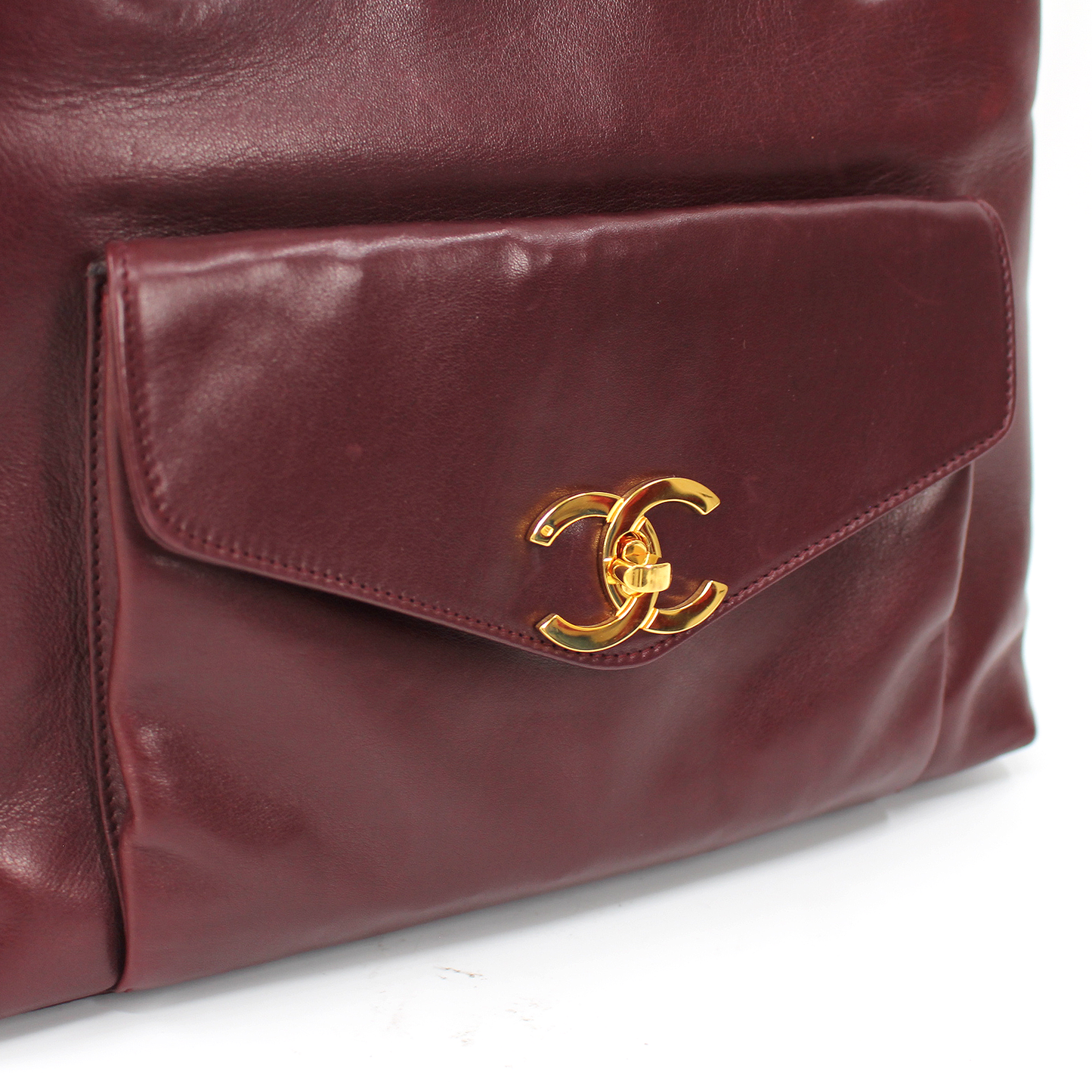 Chanel Vintage Tote Shoulder Bag