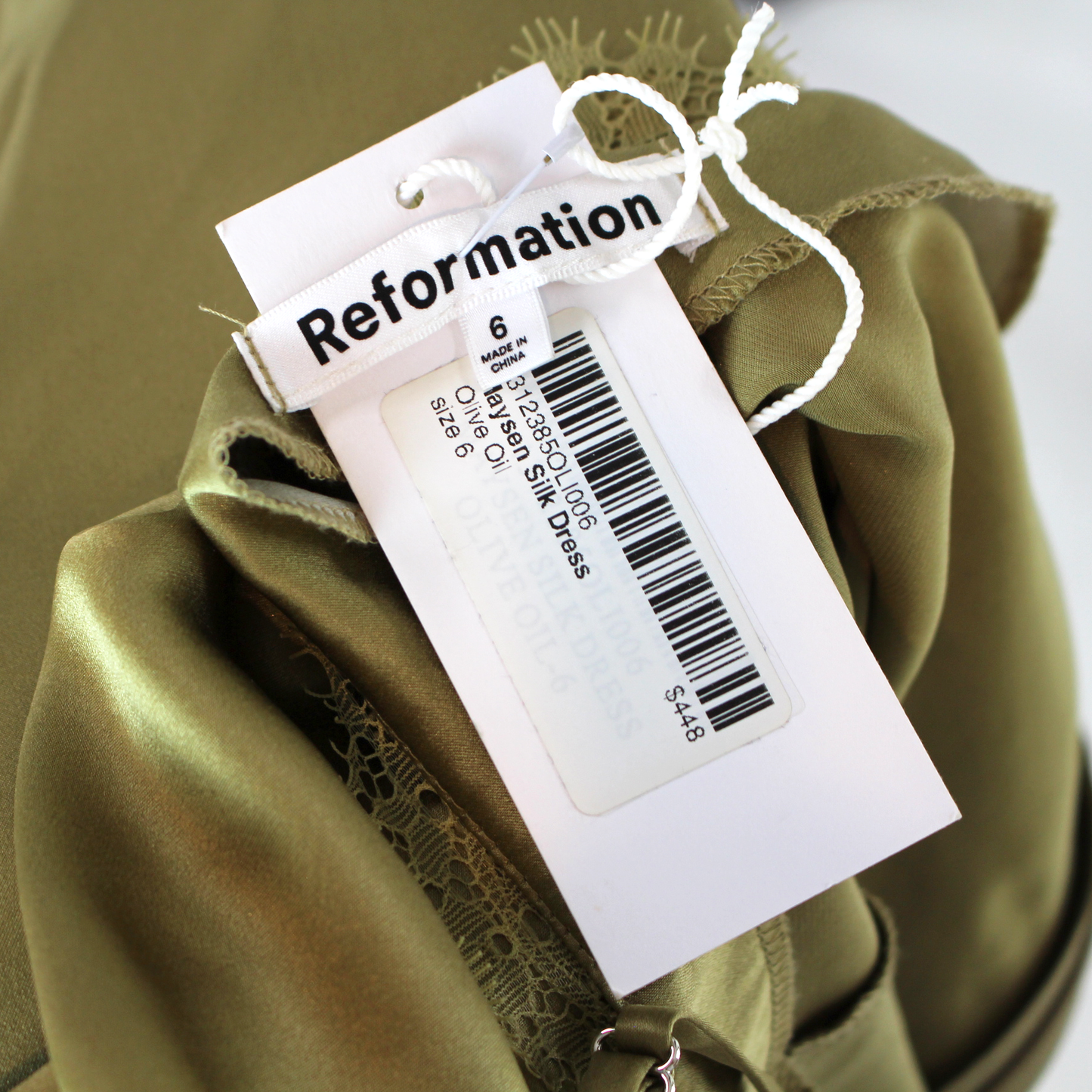 Reformation Maysen Silk Dress