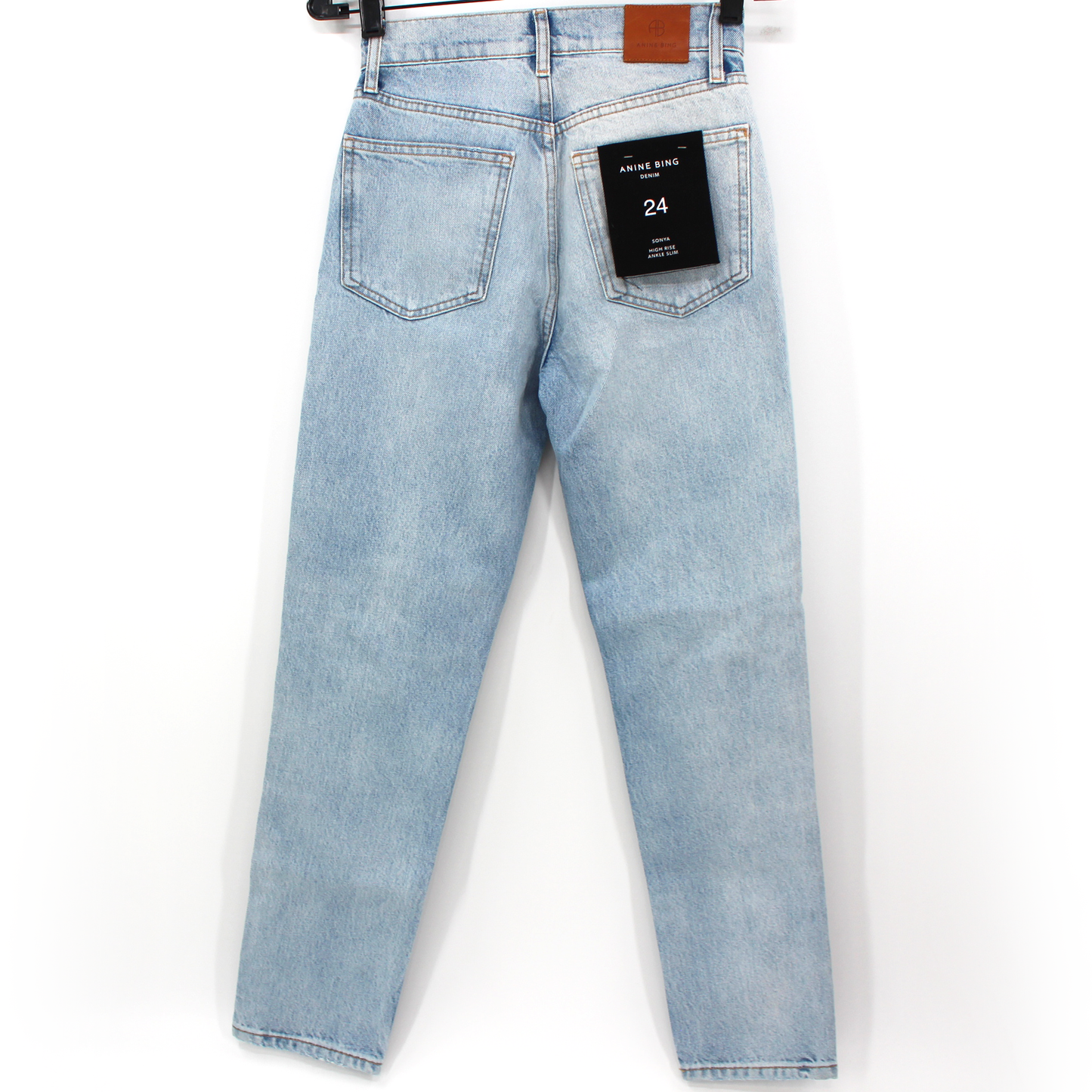 Anine Bing Sonya Destructed Classic Jeans