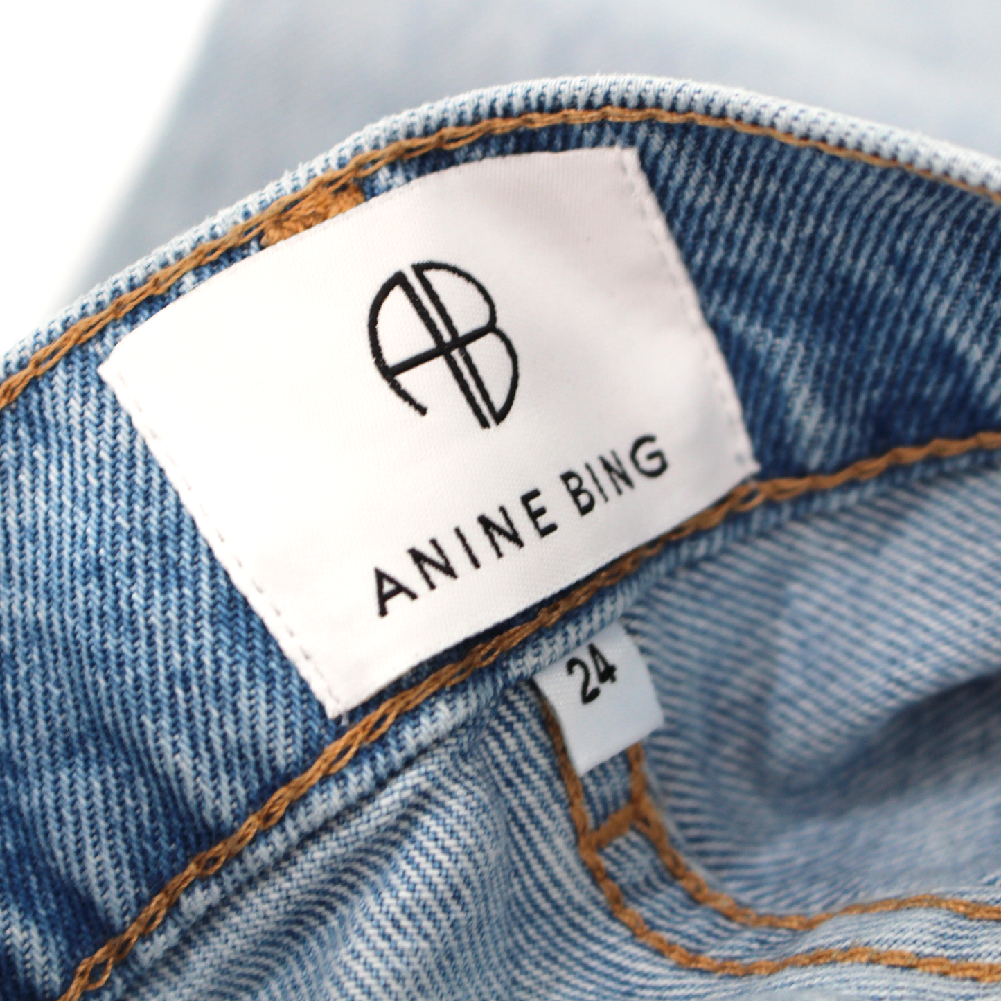Anine Bing Sonya Destructed Classic Jeans