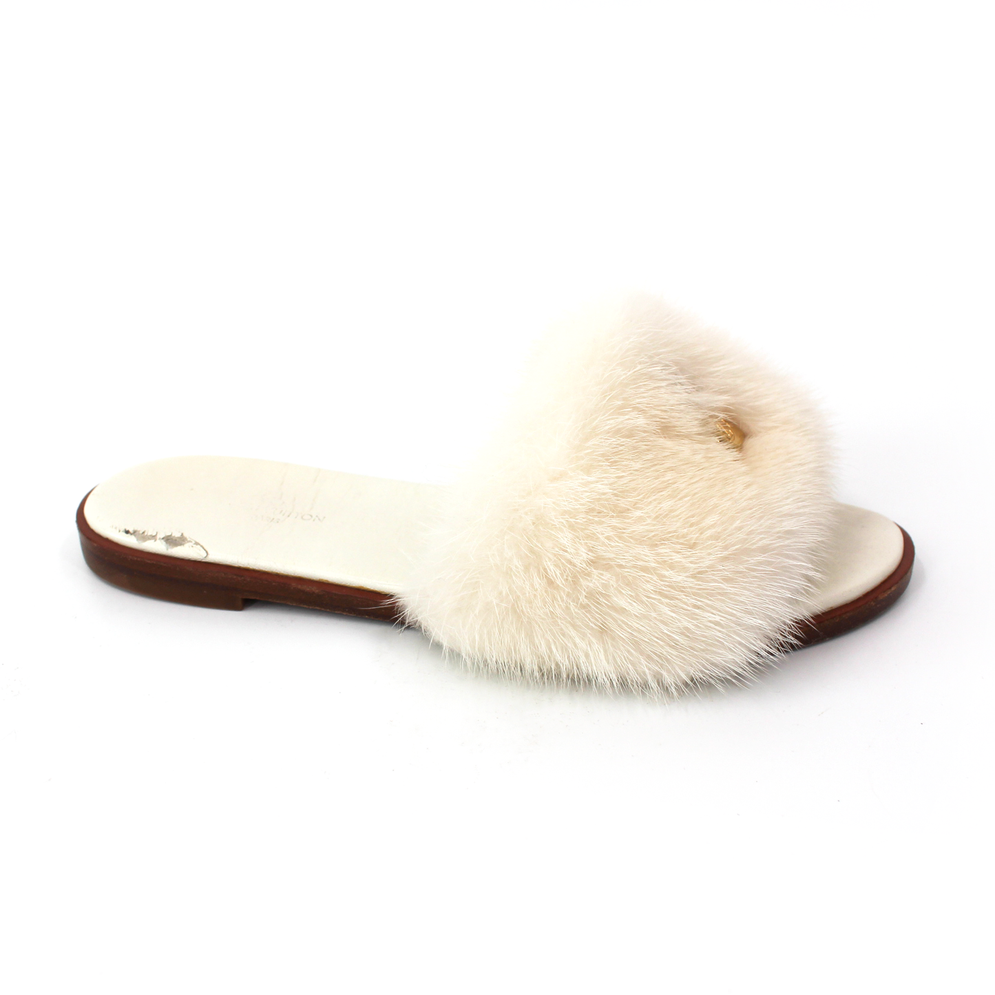 Louis Vuitton Mink Lock It Flats