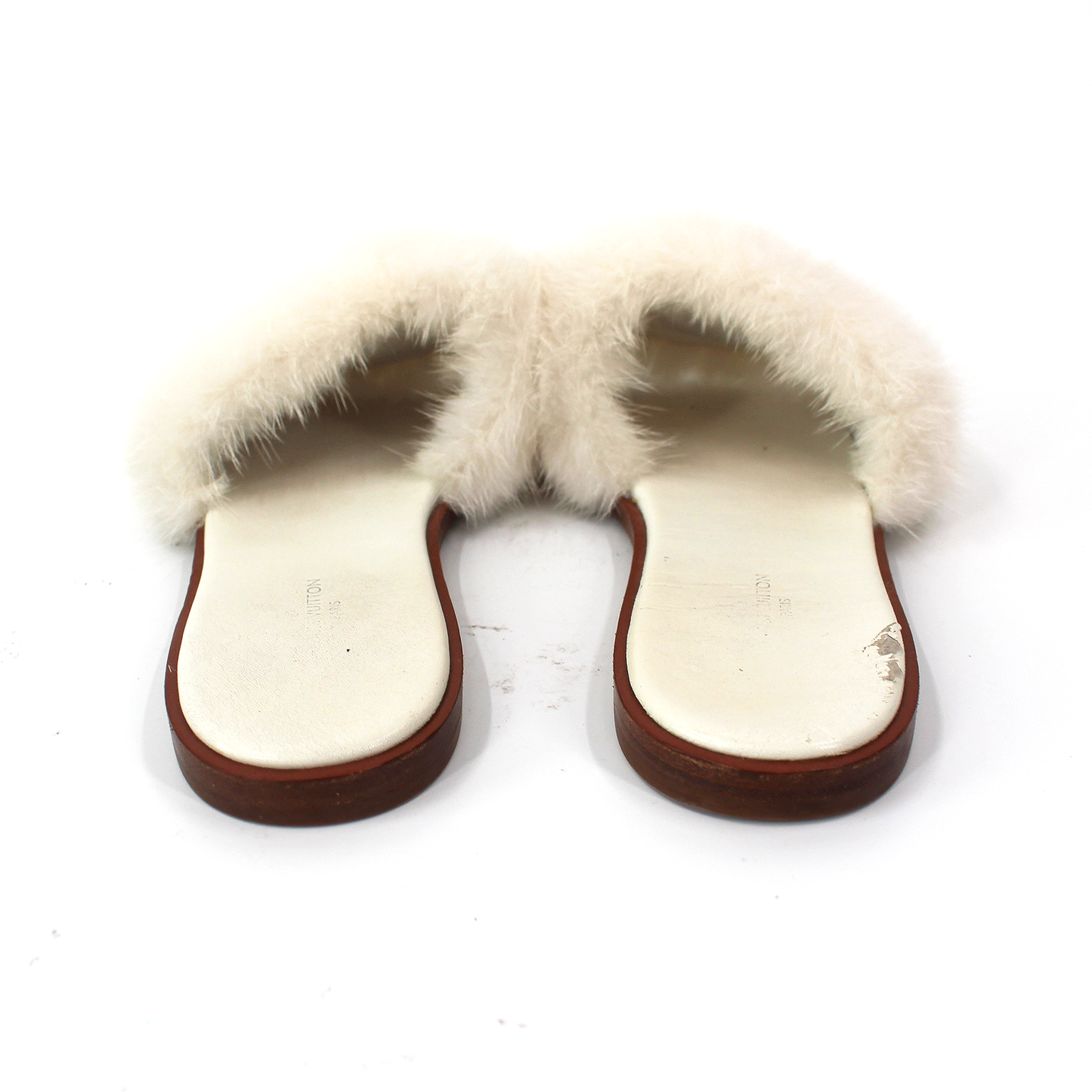 Louis Vuitton Mink Lock It Flats
