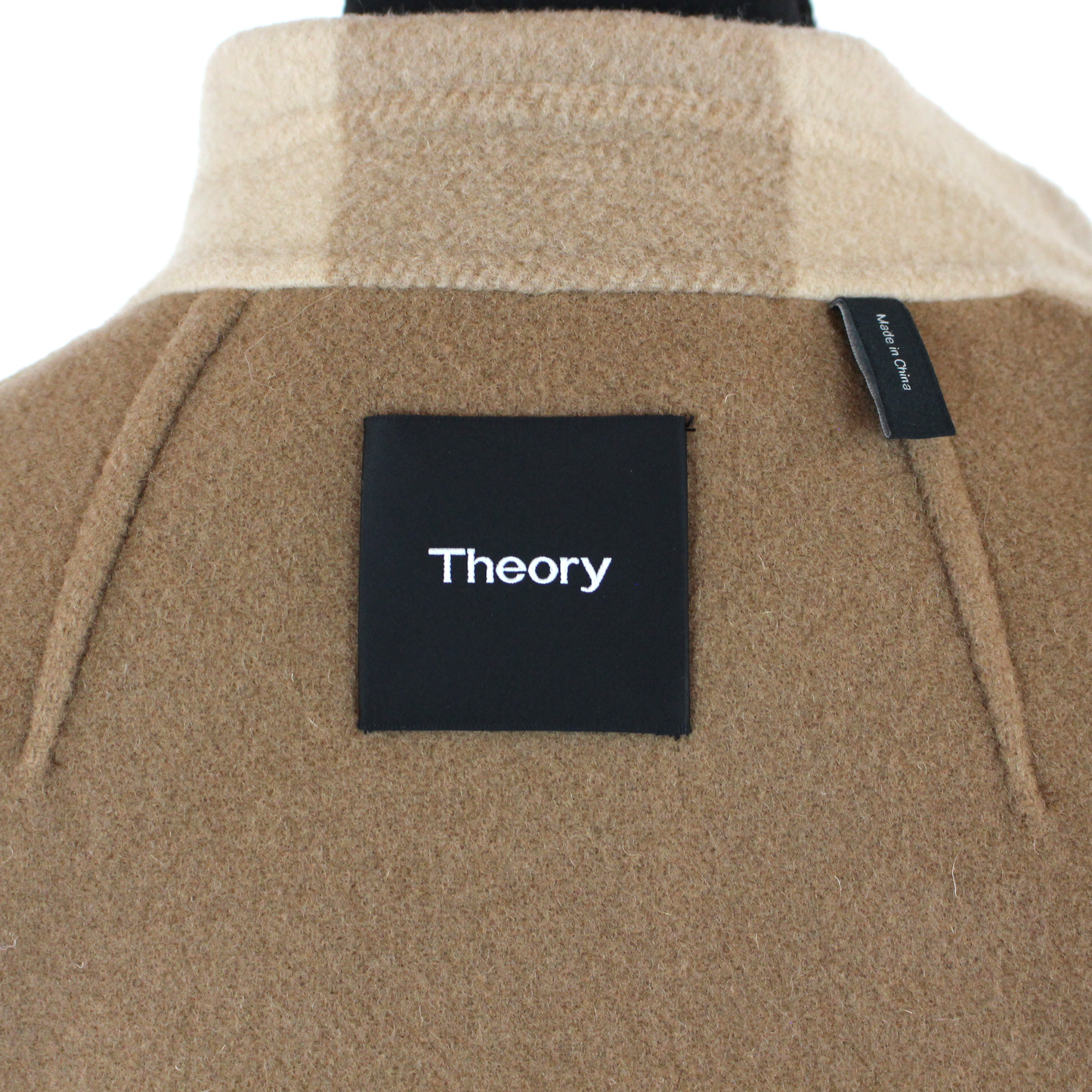 Theory Double Face Check Coat