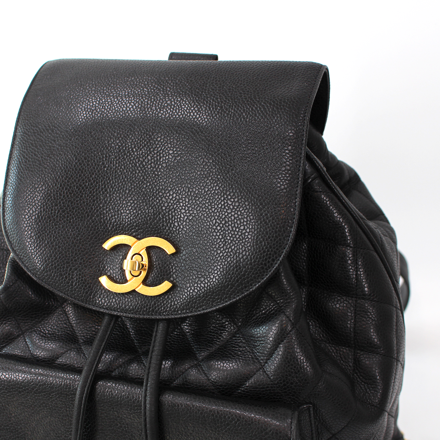Chanel Ball Charm Caviar Backpack