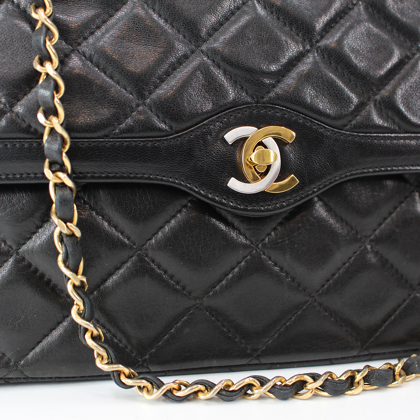 Chanel Quilted Double Flap Handbag