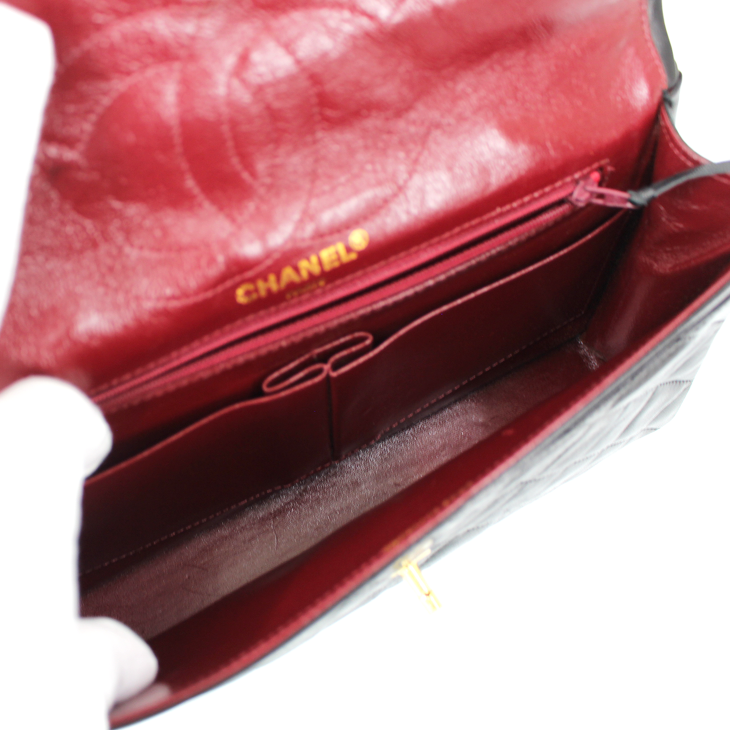 Chanel Quilted Double Flap Handbag