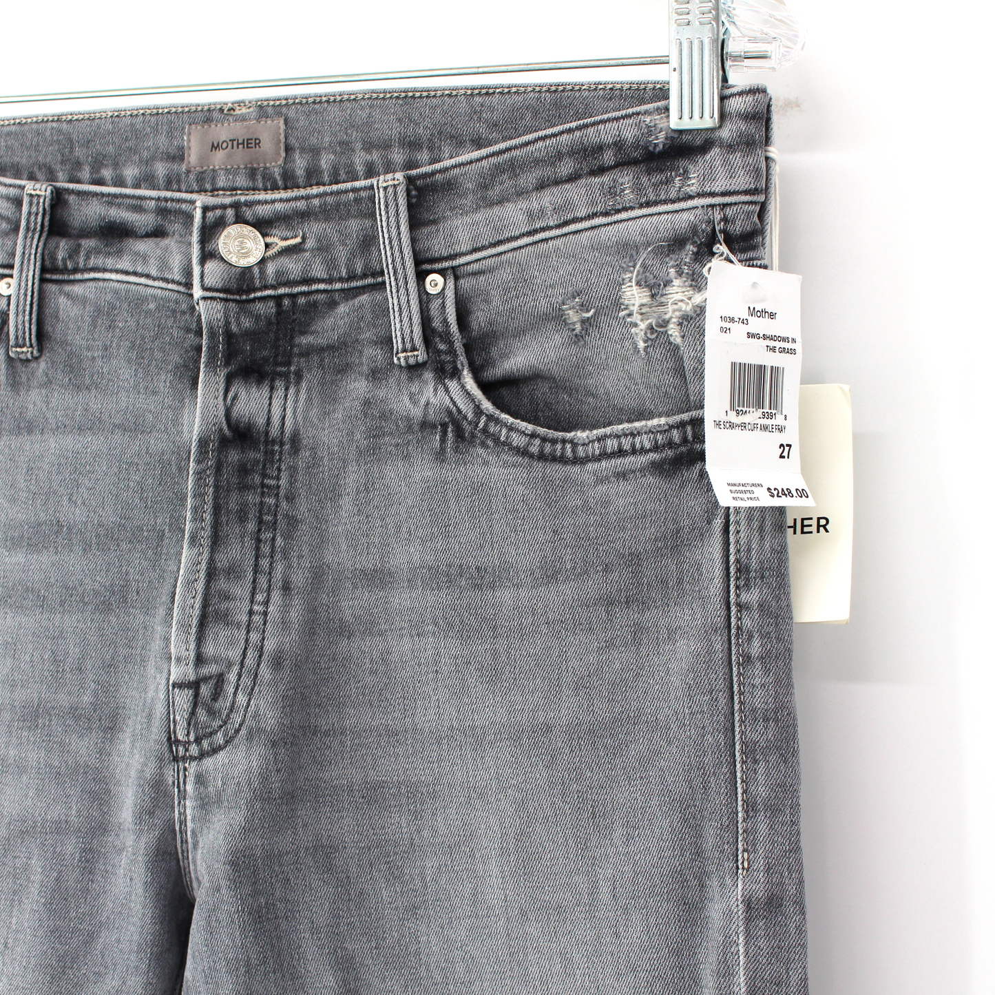 Mother Scrapper Cuff Jeans
