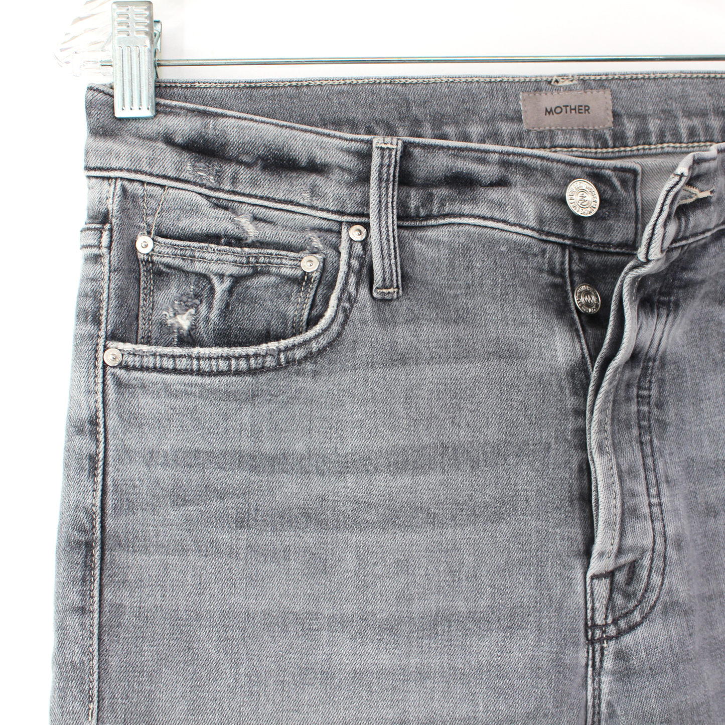 Mother Scrapper Cuff Jeans