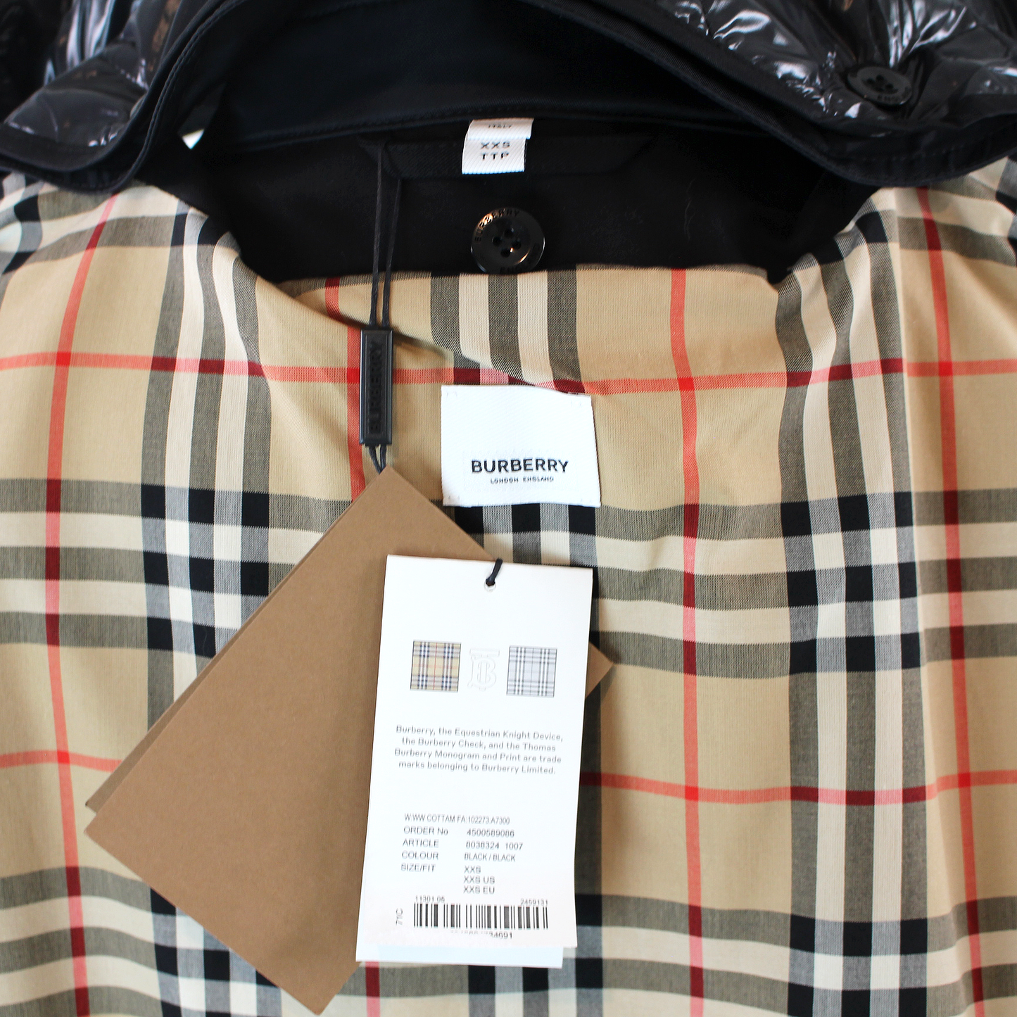 Burberry Quilted Trench Coat