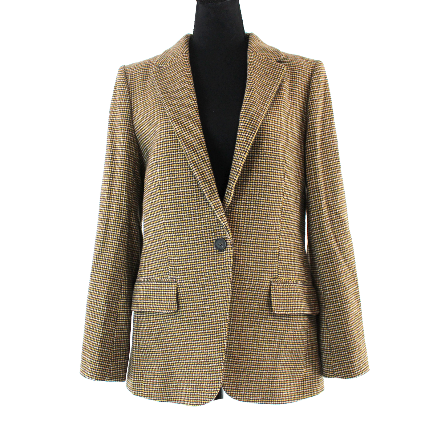 Frame 70s Retro Houndstooth Blazer