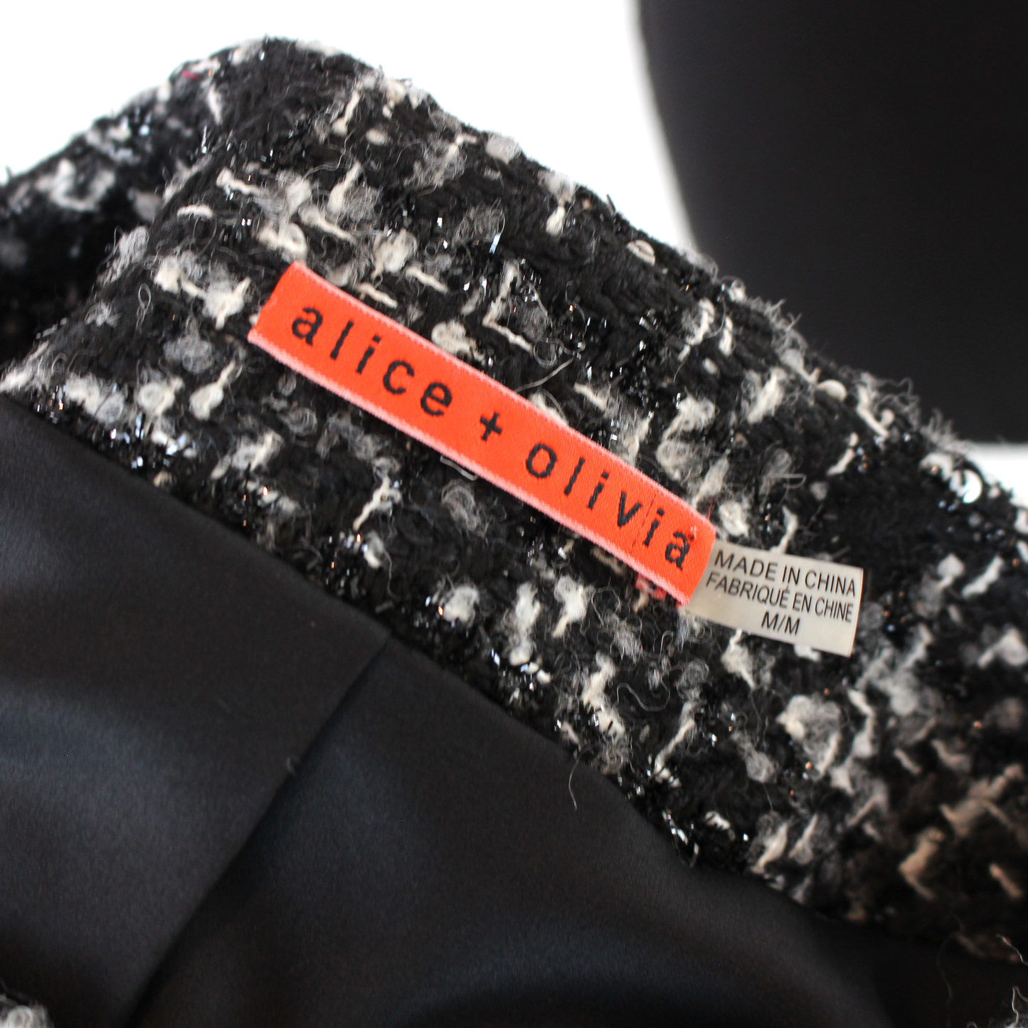 Alice + Olivia Alanna Tweed Jacket