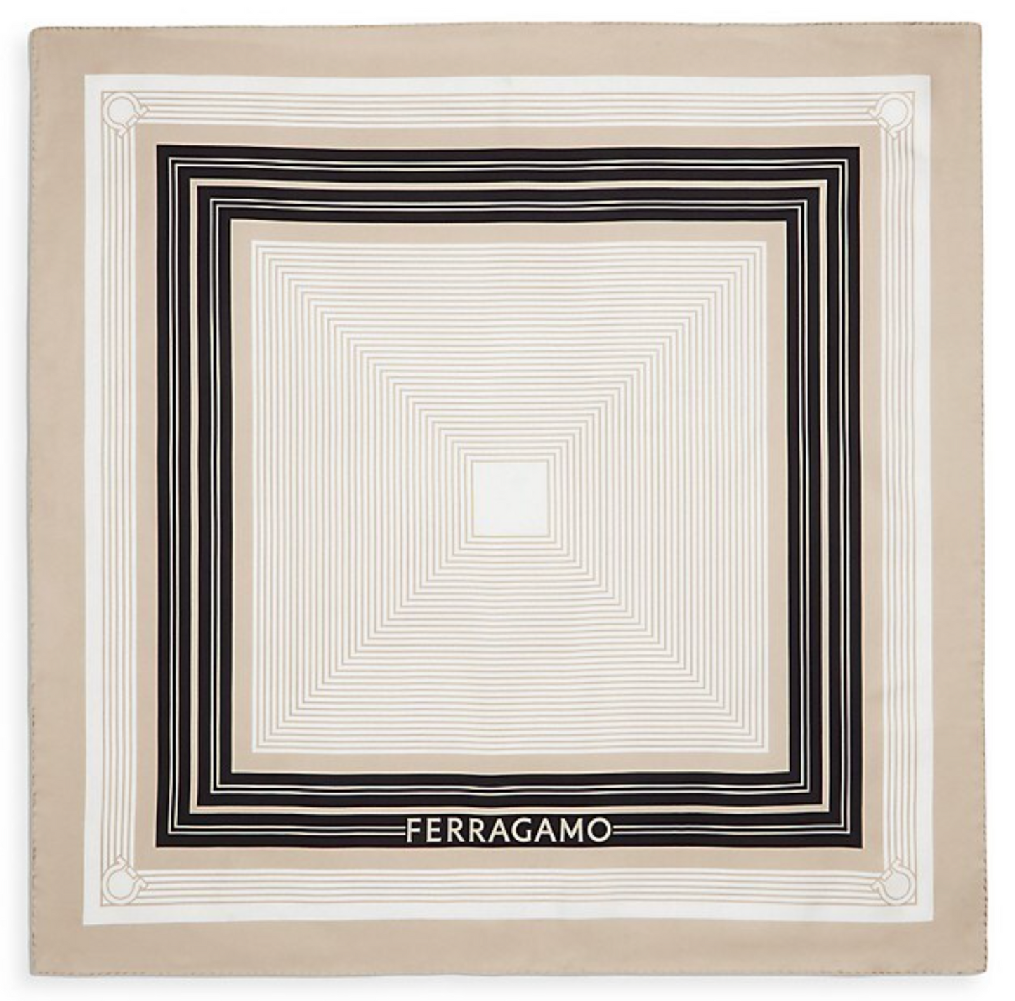 Ferragamo FO Focus Silk Scarf
