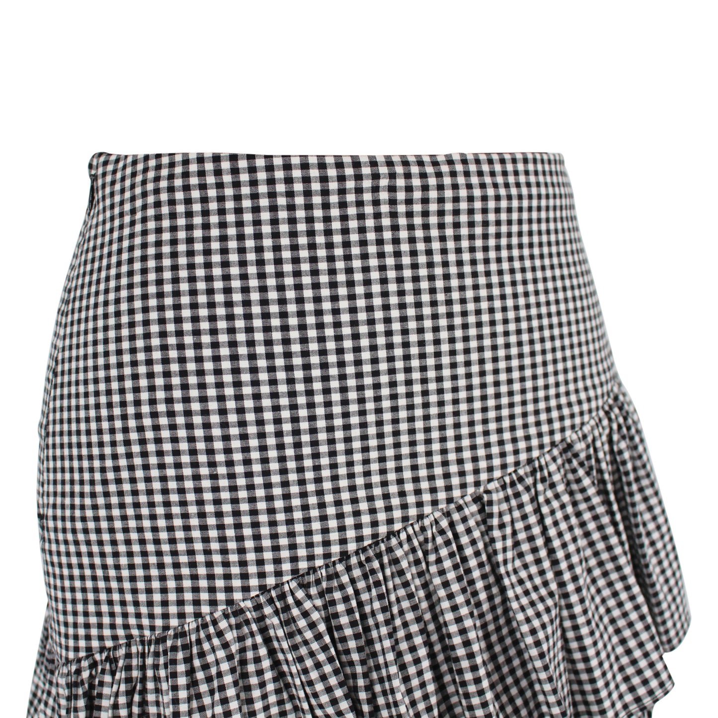 Intermix Marion Ruffle Gingham Skirt