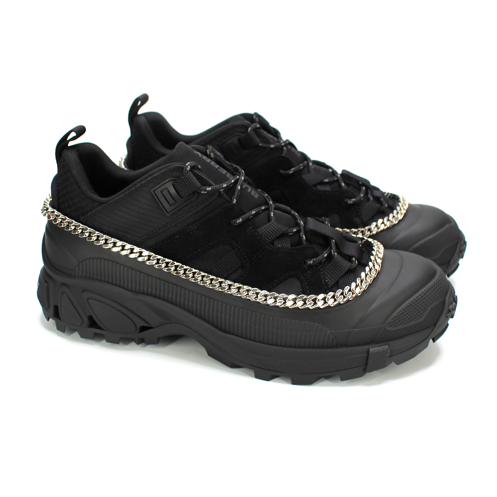 Burberry top sneakers silver