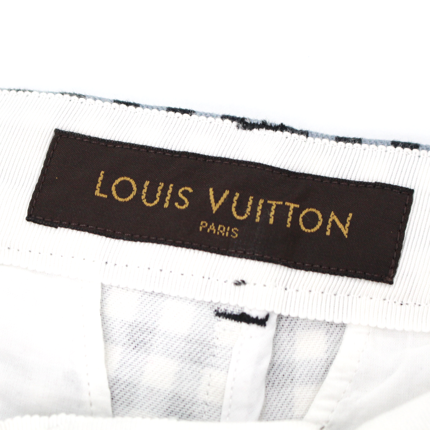 Louis Vuitton Checked High Rise Shorts