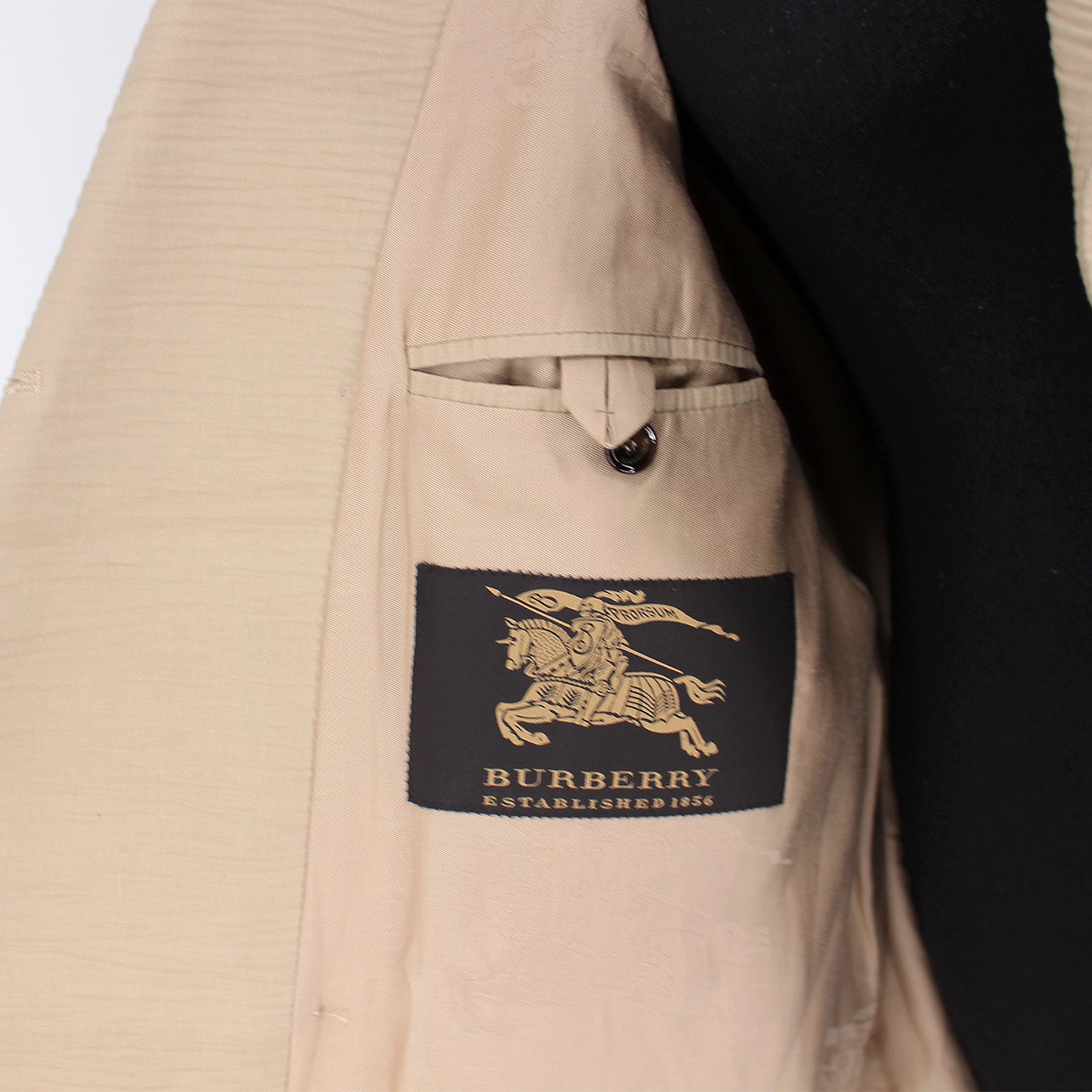 Burberry Linen Textured Trench Coat